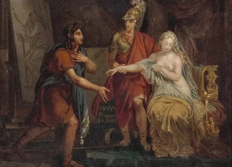 Alexandre ger Campaspe till Apelle - Charles Meynier