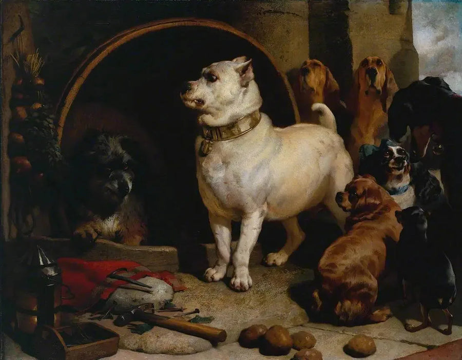 Alexandre och Diogenes - Edwin Henry Landseer