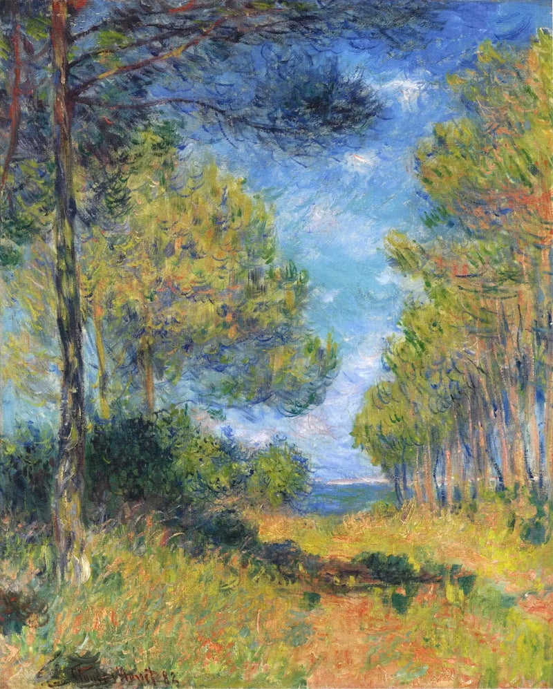 Granskogsgång i Varengeville - Claude Monet