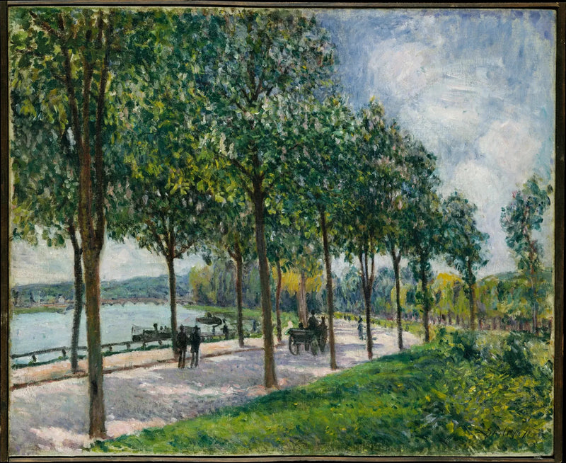 Kastanjallén - Alfred Sisley