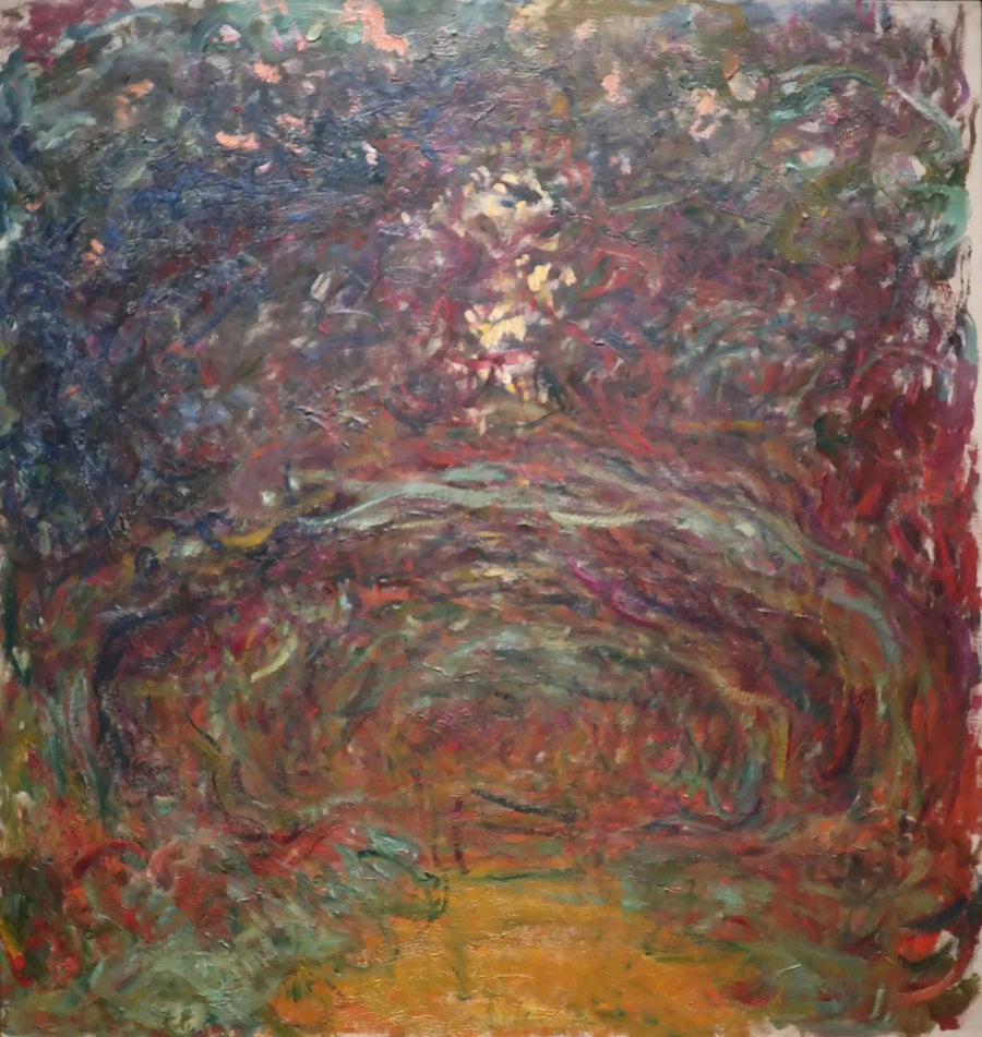 Rosengången - Claude Monet