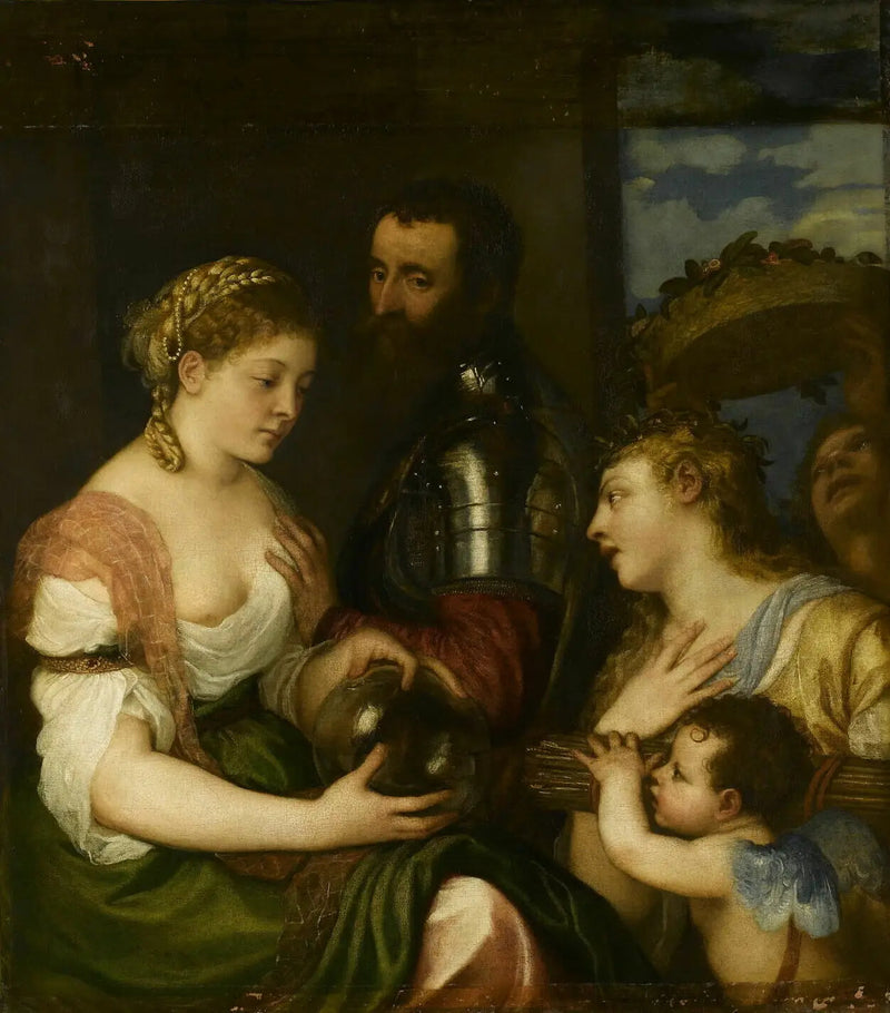 Äktenskaplig allegori - Titian