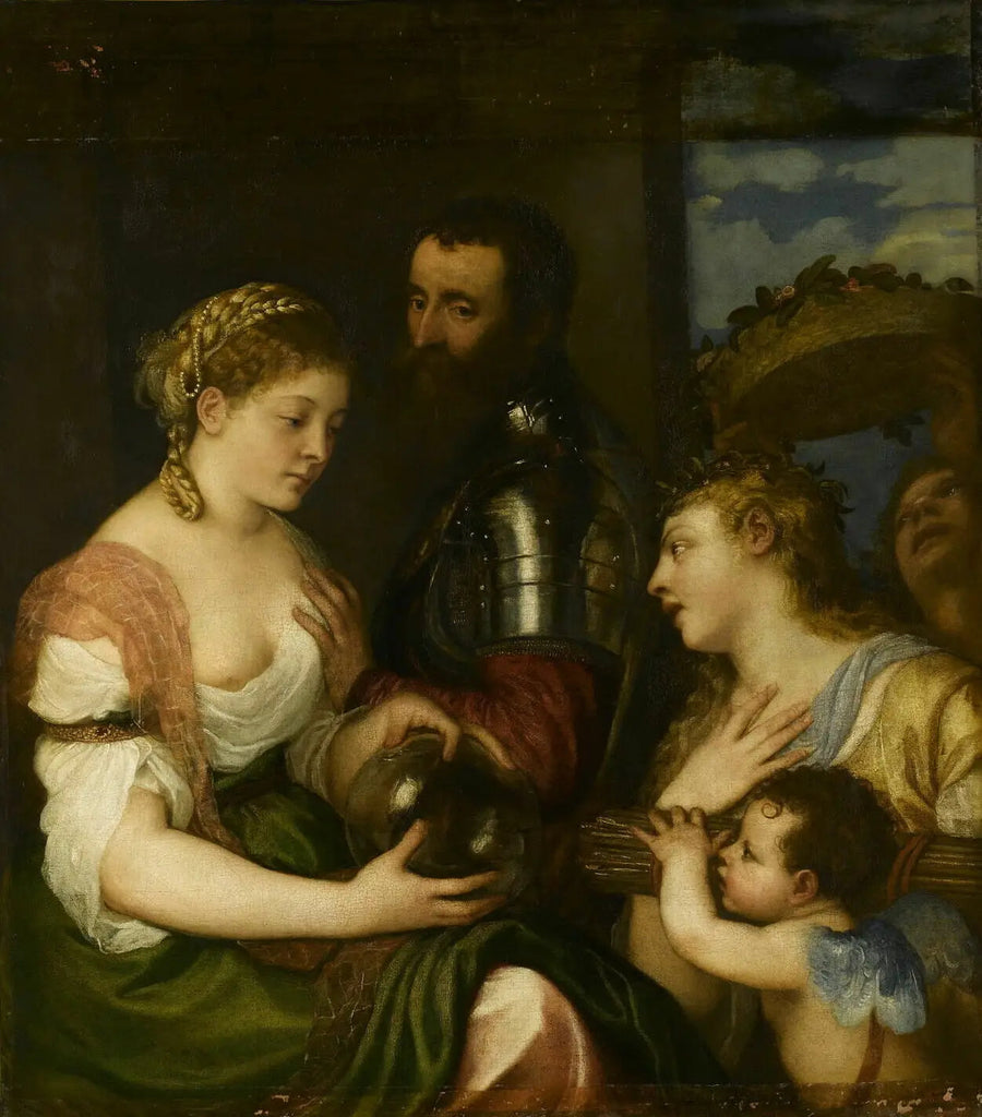 Äktenskaplig allegori - Titian
