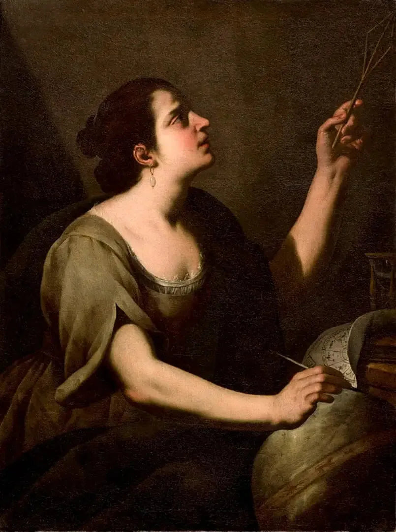 Allmänning av astronomin - Artemisia Gentileschi