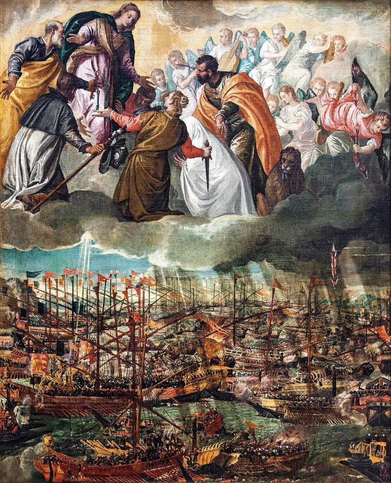Allegori av slaget vid Lepanto - Paul Véronèse