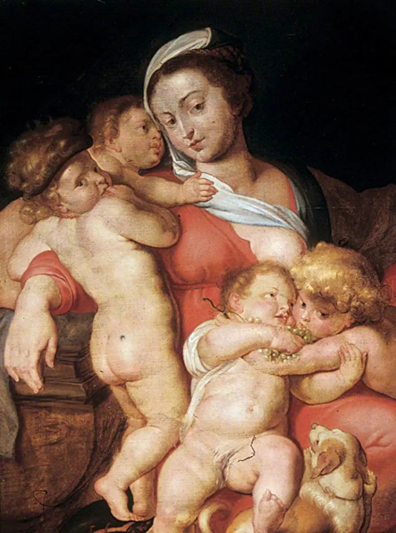 Allegori av välgörenhet - Peter Paul Rubens