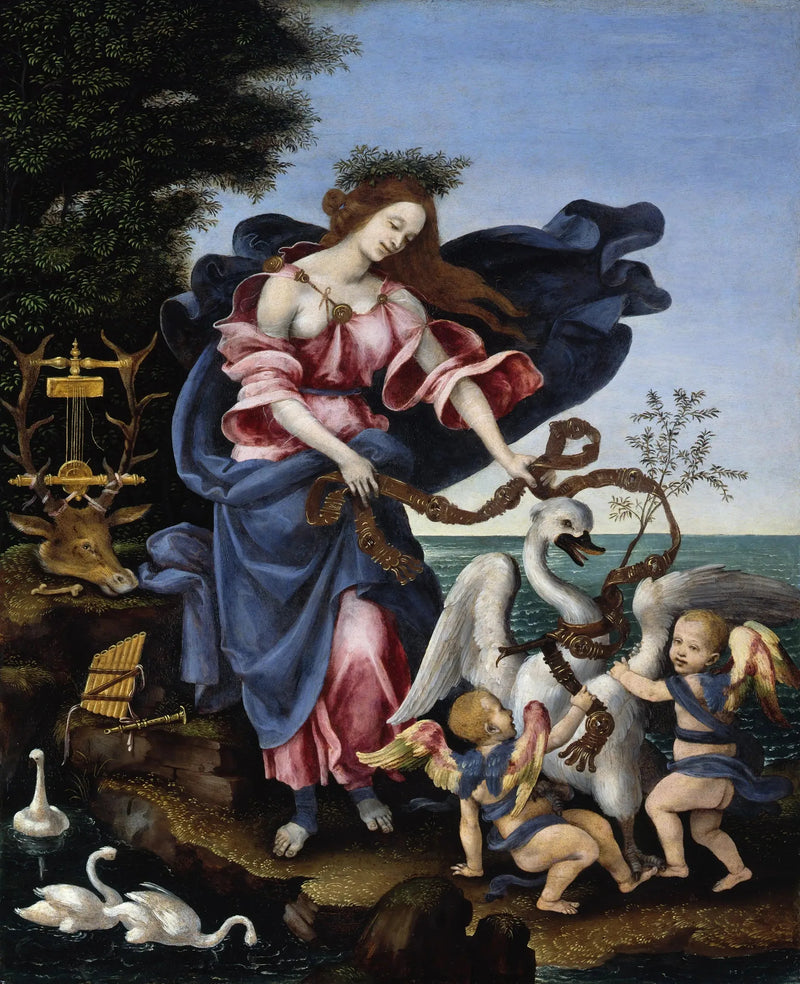 Allégorie de la musique (Erato) - Filippino Lippi