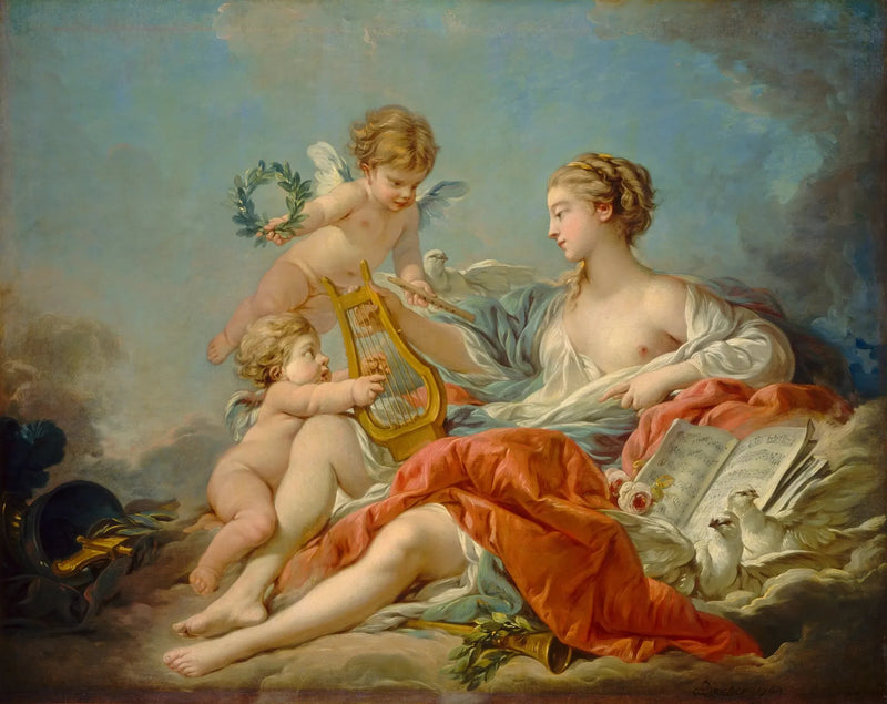 Musikens allegori - François Boucher