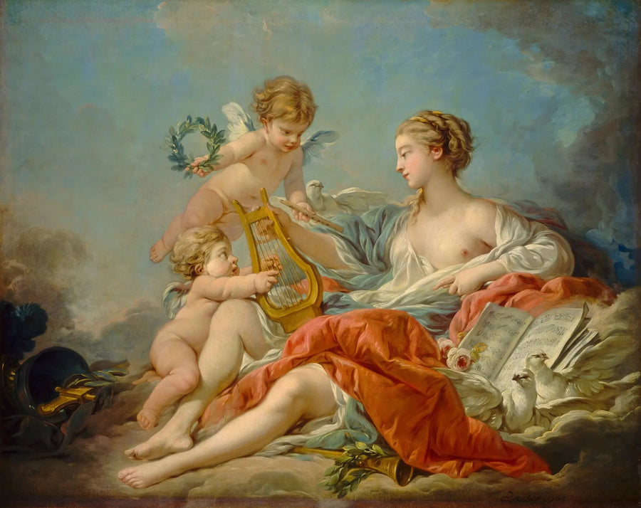 Musikens allegori - François Boucher