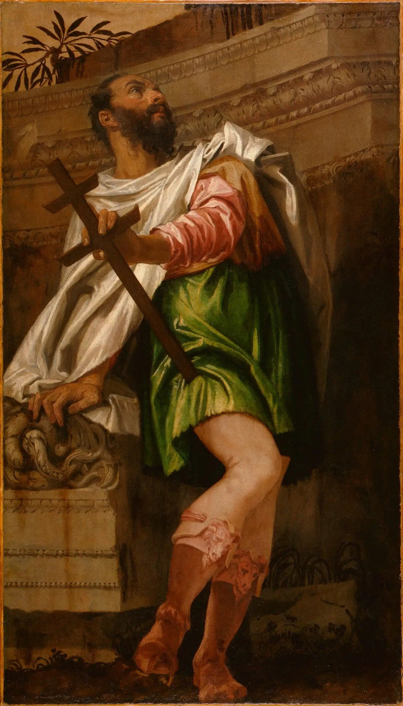 Allegori om navigation med ett korsat stav: Averroes - Paul Véronèse