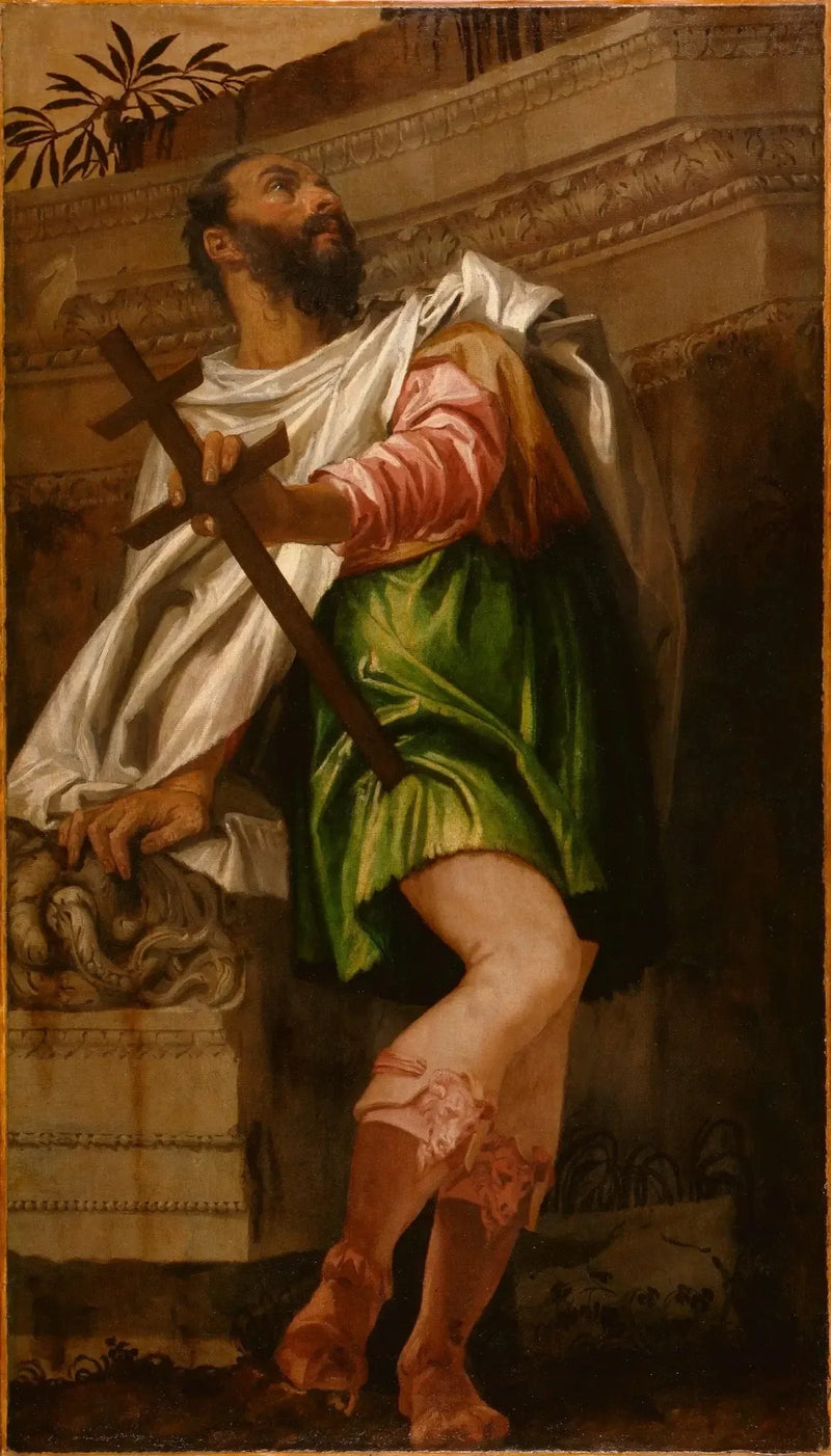 Allegori om navigation med ett korsat stav: Averroes - Paul Véronèse