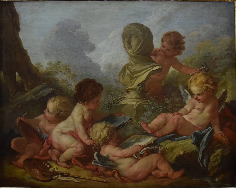 Allmänning av målning och skulptur - François Boucher