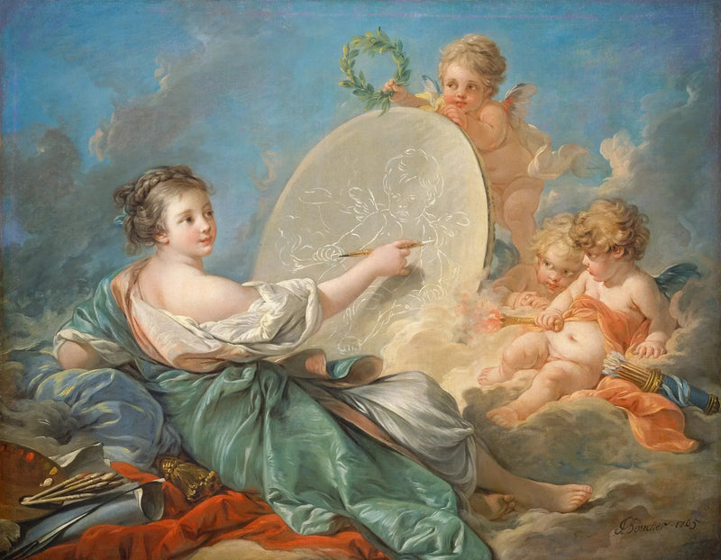 Allmänning av målning - François Boucher