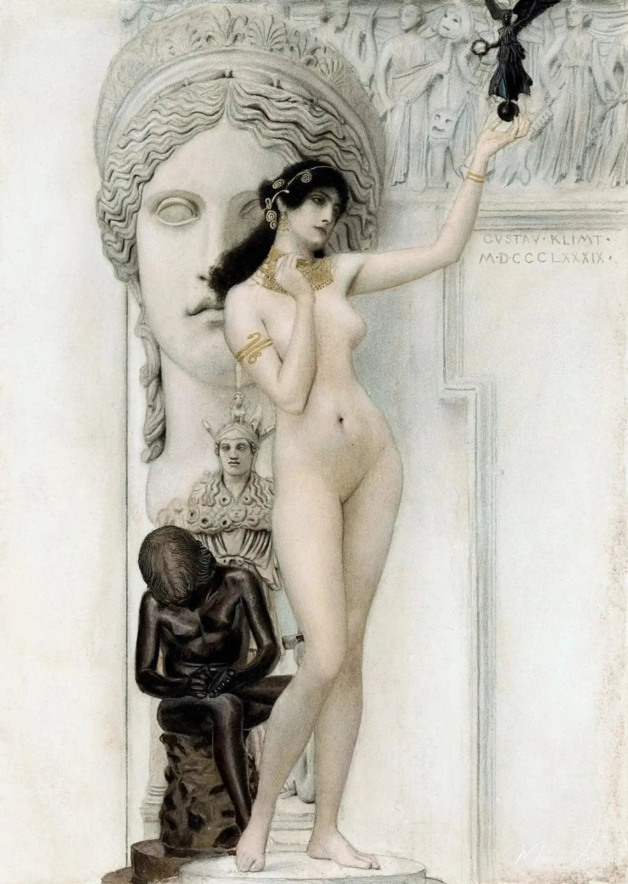 Allegori av skulptur - Gustav Klimt