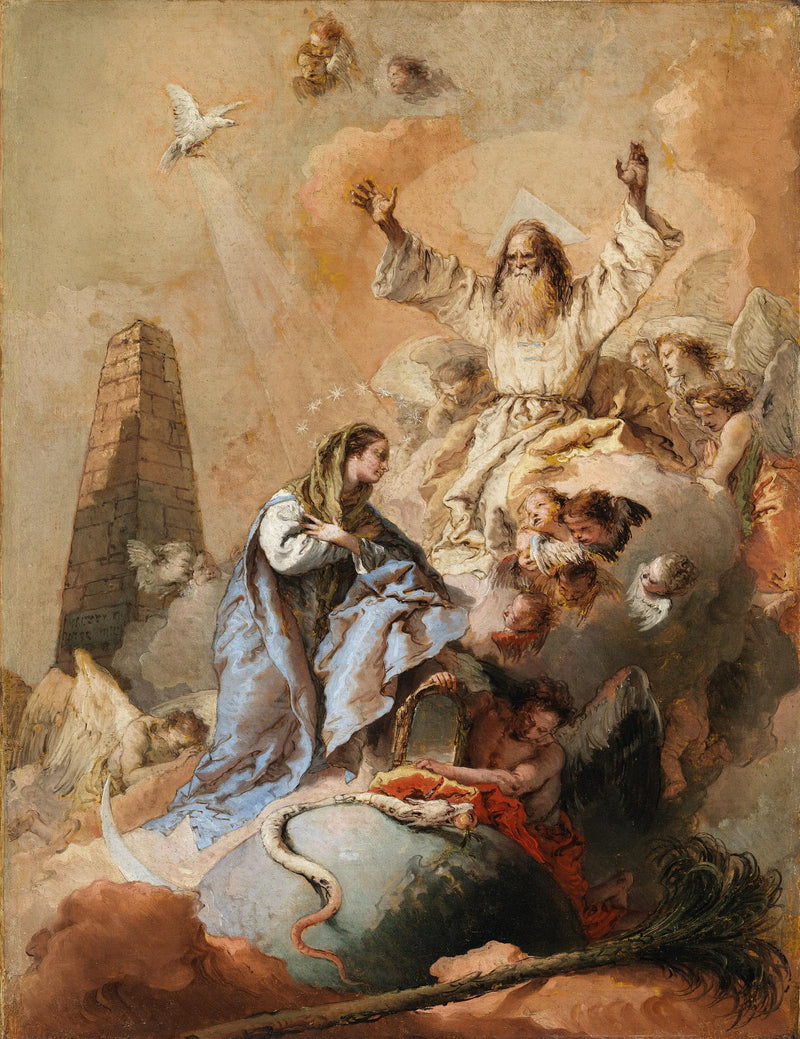 Allmänning av den orubbliga ofödelsen - Giovanni Battista Tiepolo