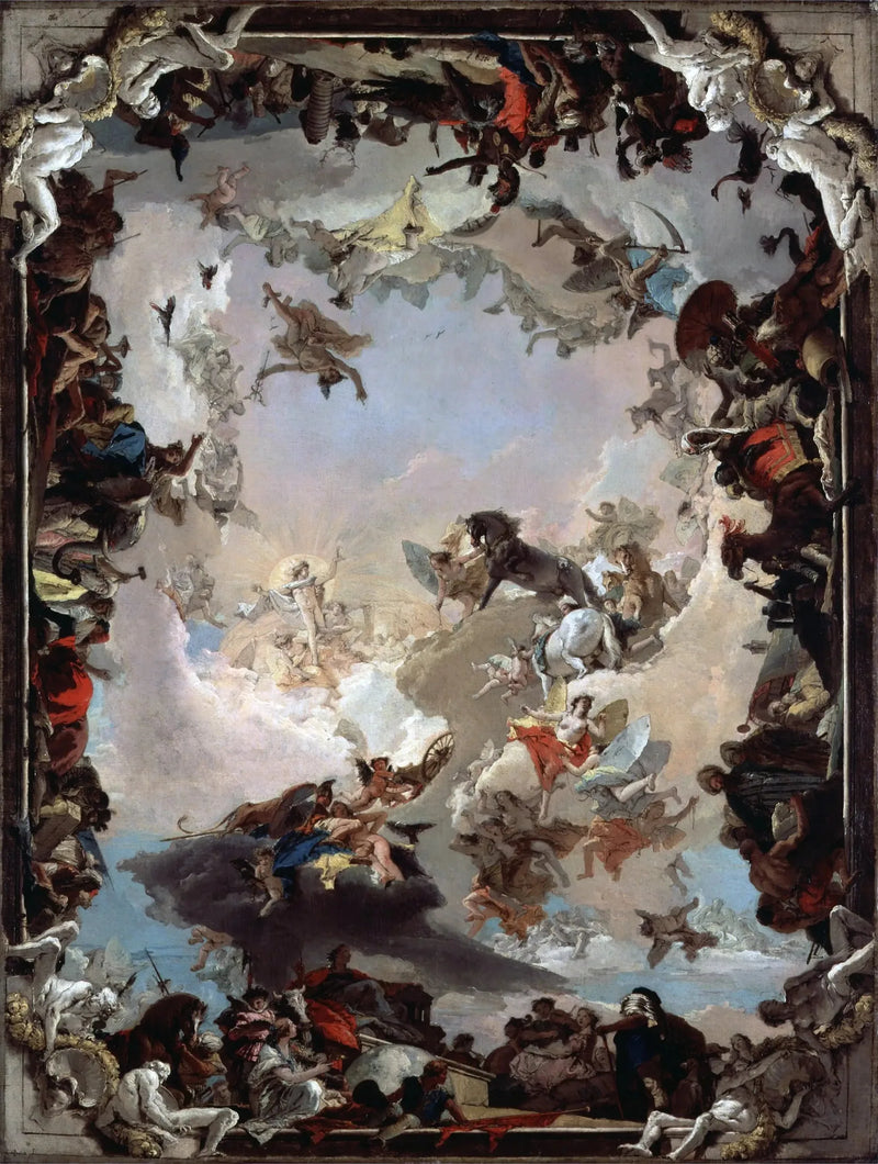 Allmänning av planeter och kontinenter - Giovanni Battista Tiepolo