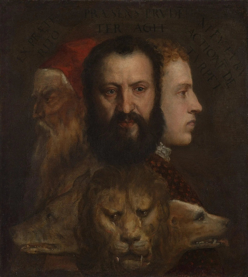 Allmänning av tiden styrd av förstånd - Titian