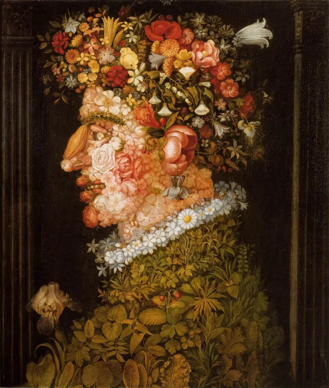 Allegory of Spring - Giuseppe Arcimboldo image 1 reproduction de peinture à l’huile