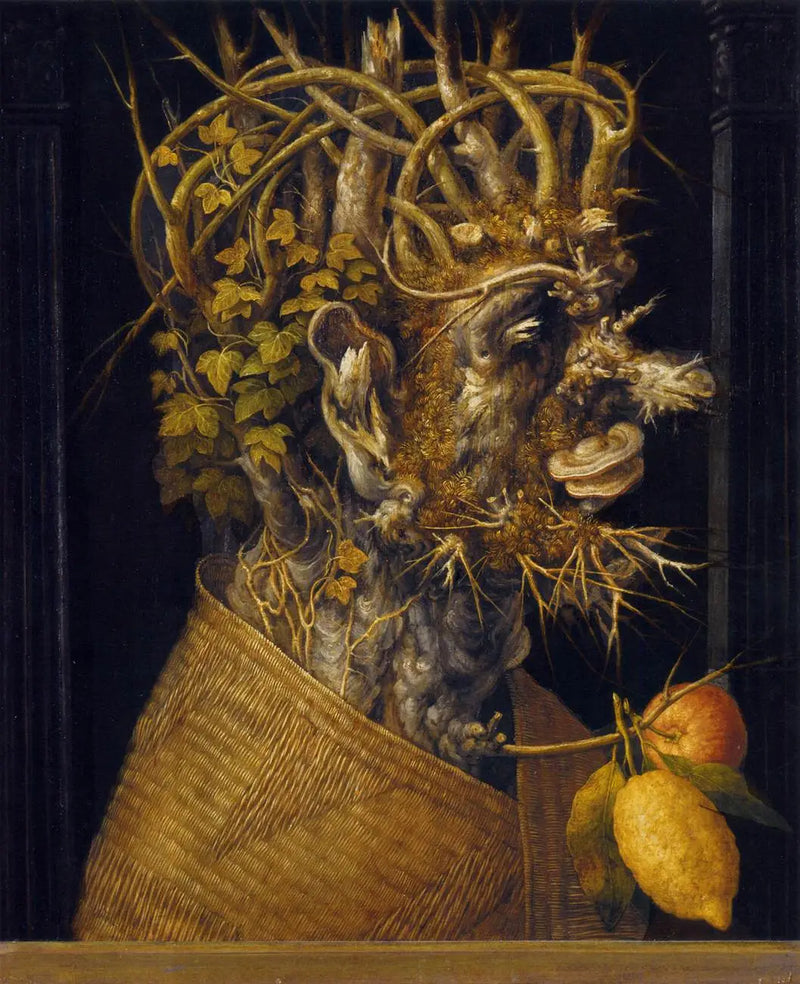 Allegori av Vintern - Giuseppe Arcimboldo