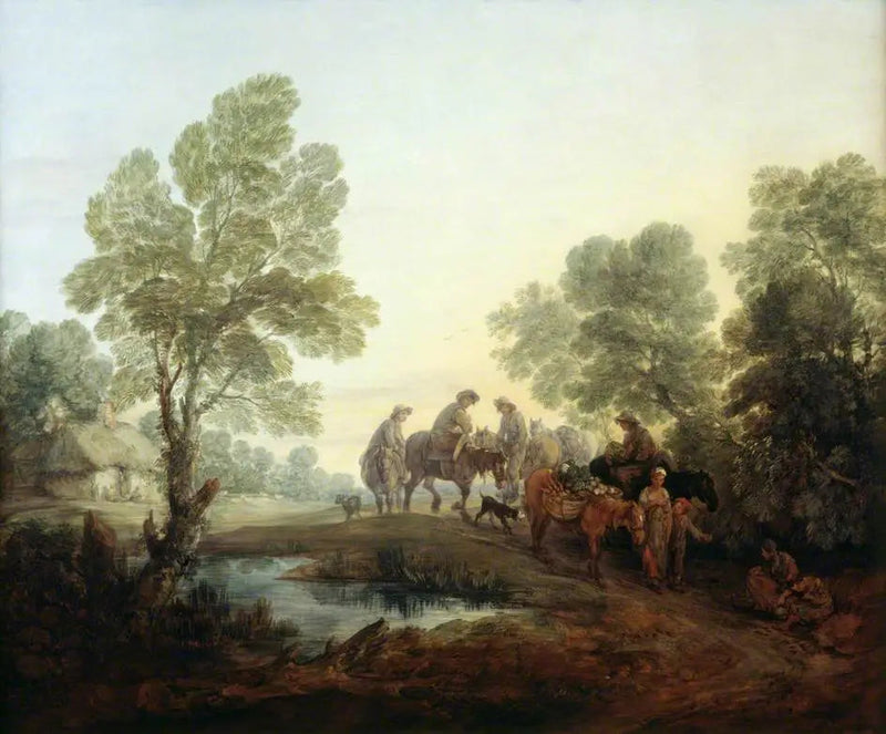 Gå till marknaden - Thomas Gainsborough