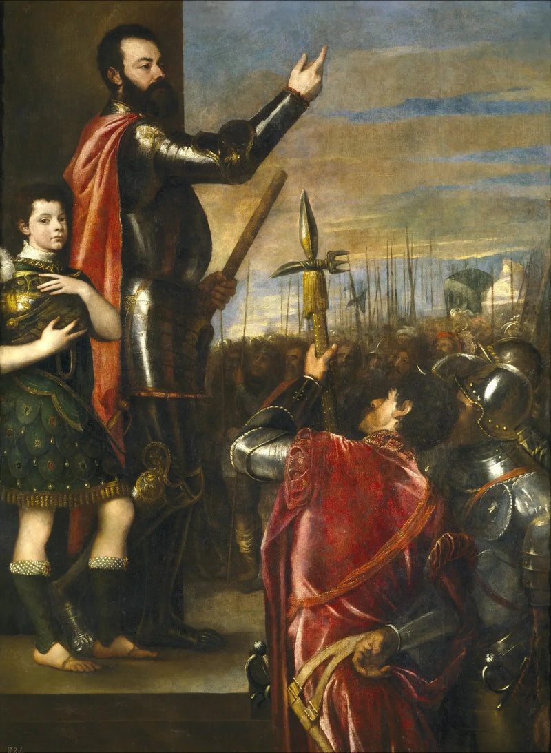 Alphonse d'Avalos tal - Titian