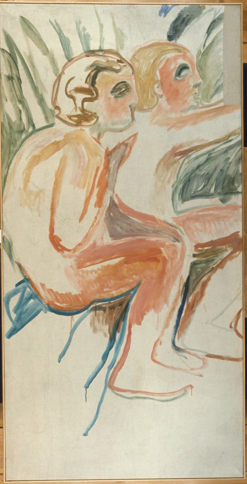 Alma Mater: två barn som sitter - Edvard Munch