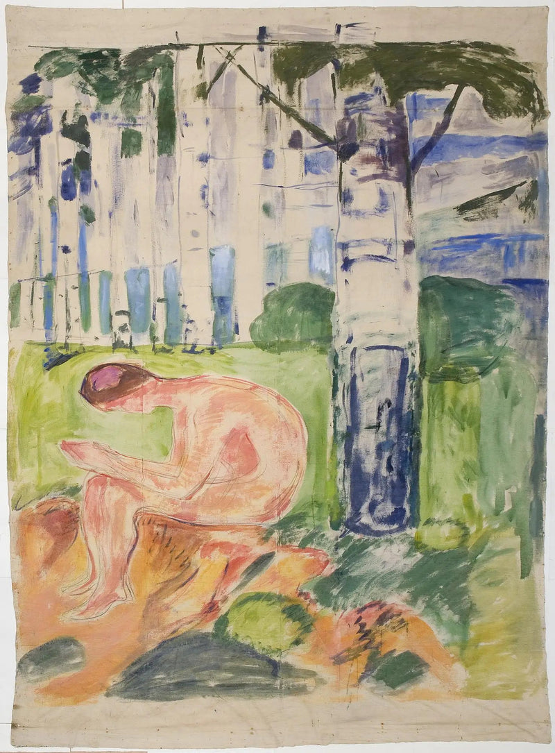 Alma Mater: ung sittande - Edvard Munch