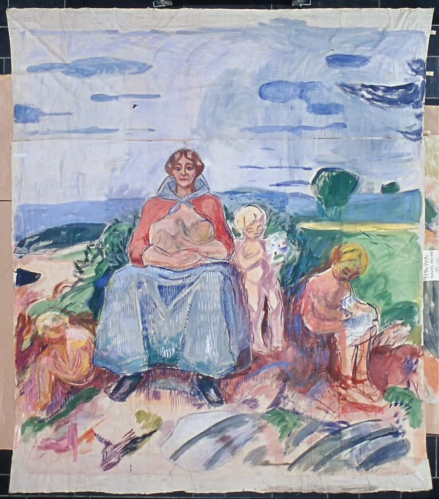 Alma Mater: centrala delen - Edvard Munch