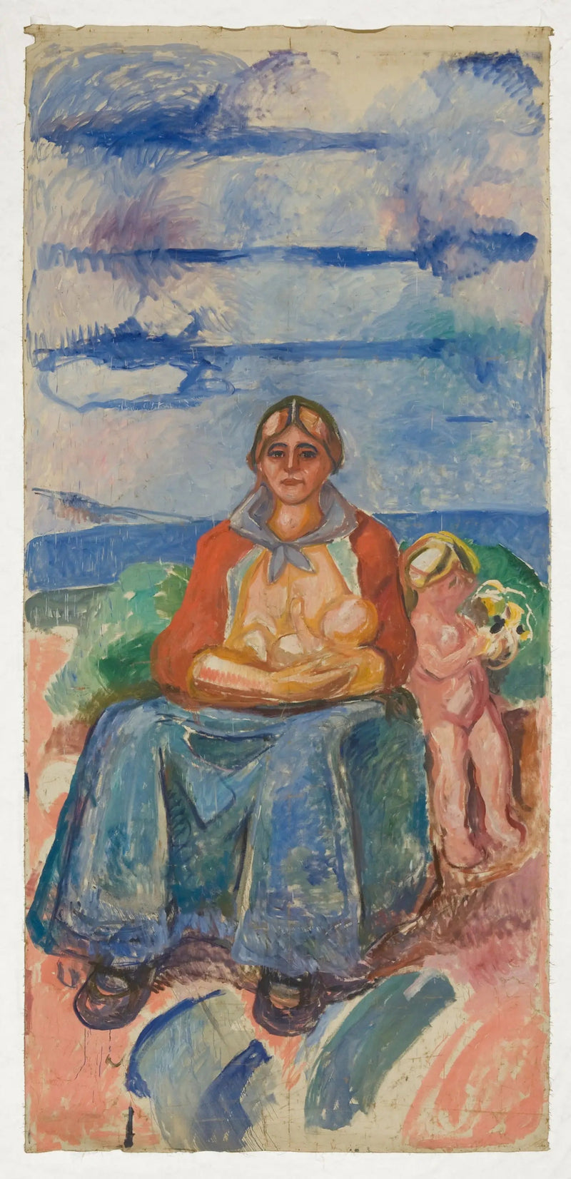 Alma Mater: centrala delen - Edvard Munch