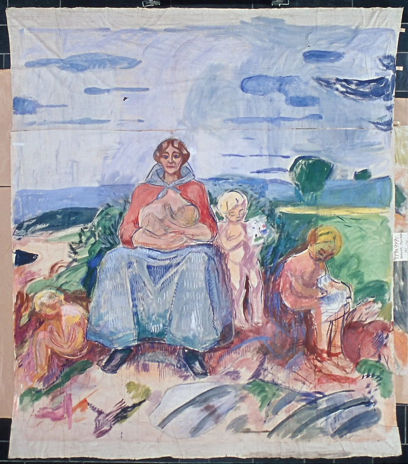 Alma Mater: centrala delen - Edvard Munch