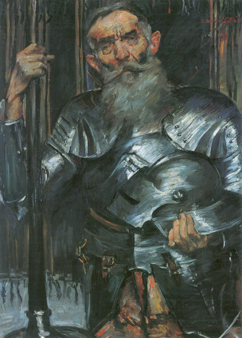 Alter Mann in Ritterrüstung - Lovis Corinth