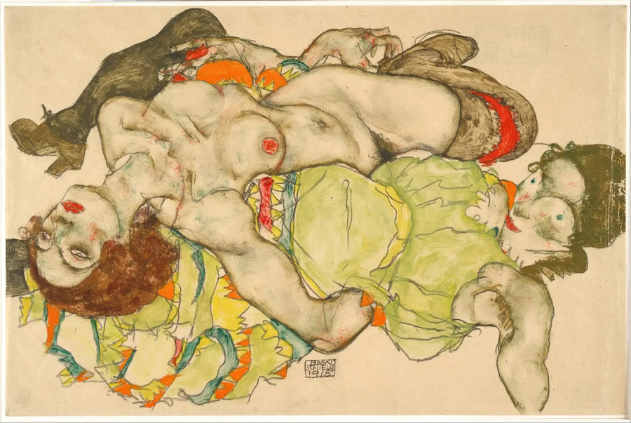 Älskande - Egon Schiele