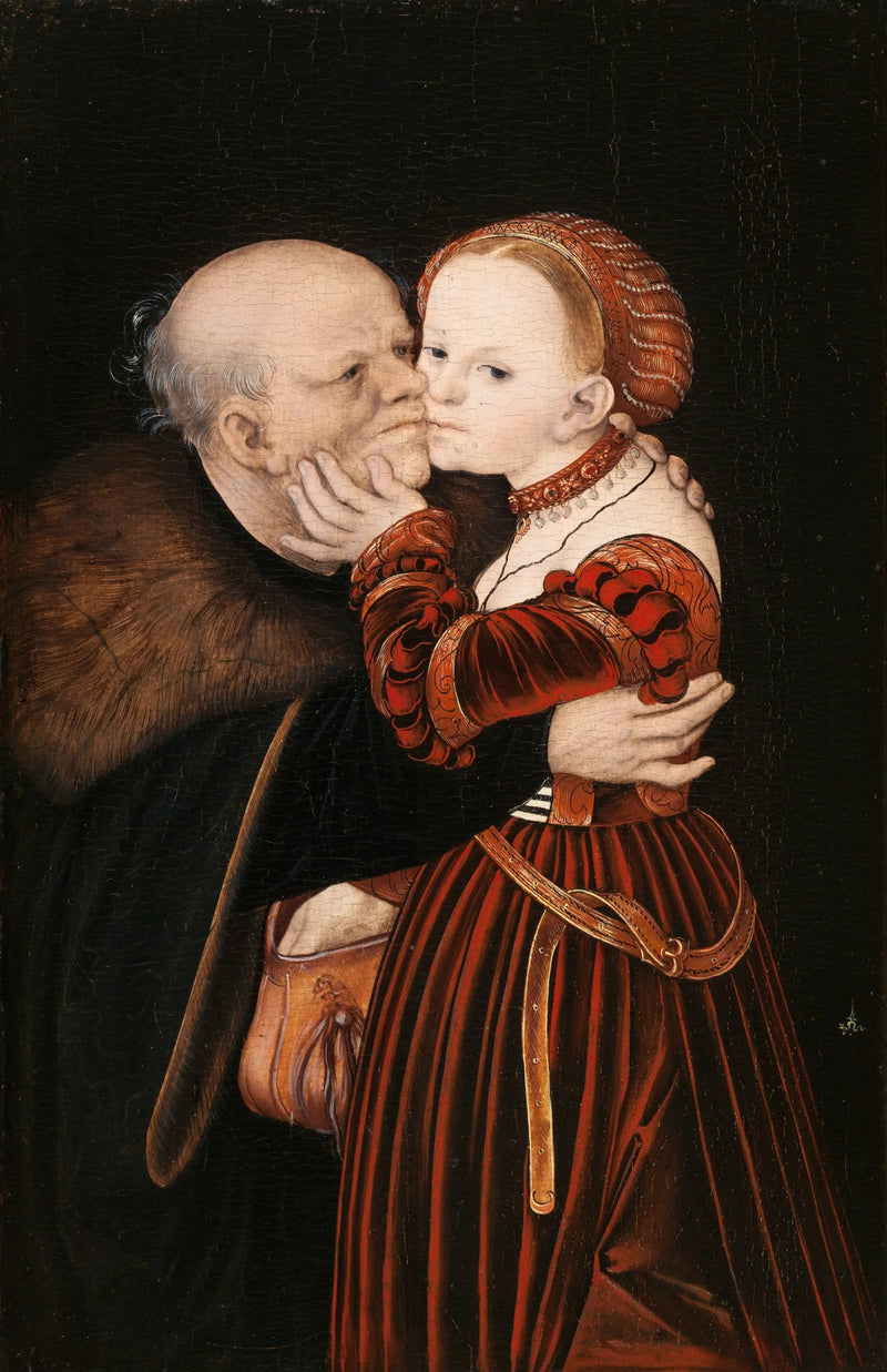 Omatchande älskare - Lucas Cranach den äldre