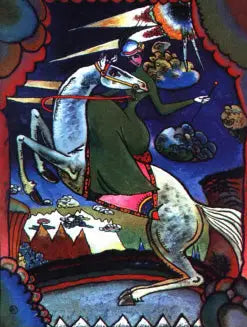 Amazonas i bergen - Vassily Kandinsky
