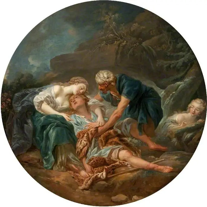 Amintas väckt till liv av Sylvia - François Boucher
