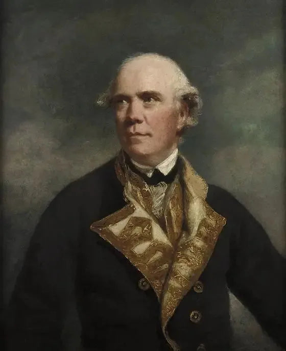 Amiral den ärorike Samuel Barrington, 1729-1800 - Joshua Reynolds