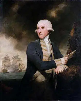 Amiral Lord Hood - Joshua Reynolds image 1 reproduction réalisée par Alpha Reproduction