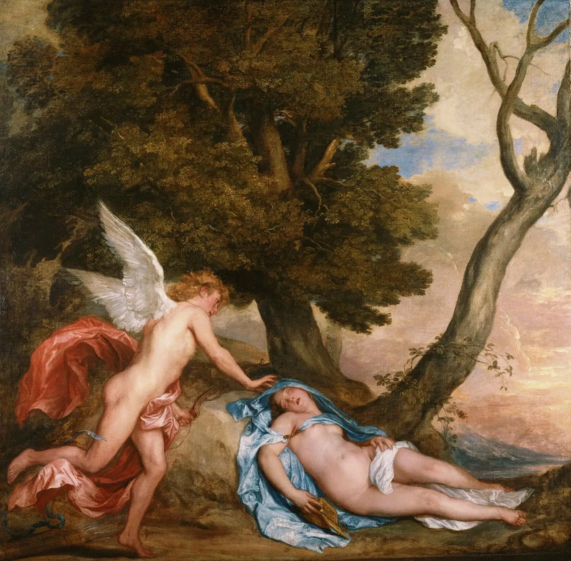 Kärlek och Psyche - Antoine van Dyck