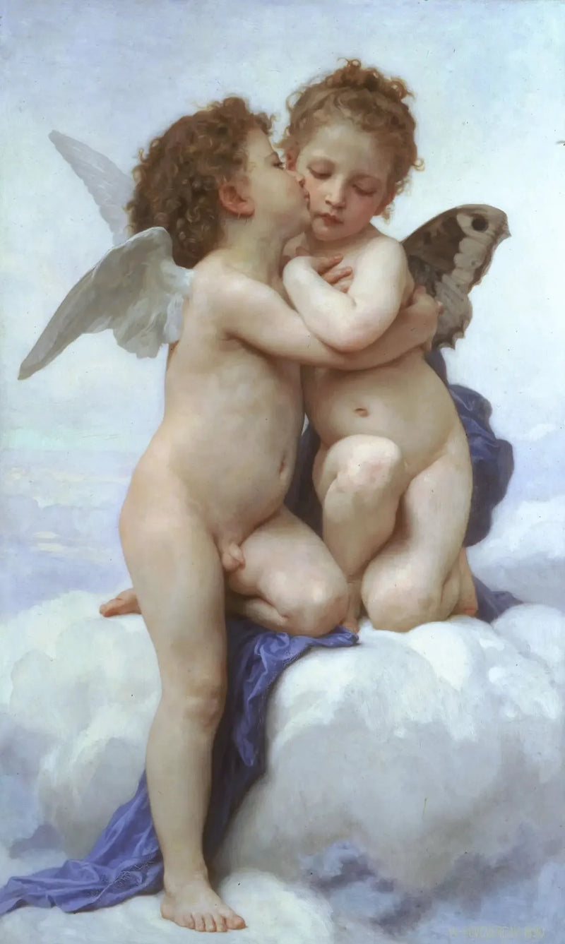 Kärlek och Psyche, barn - Bouguereau
