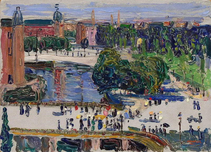 Amsterdam—Utsikt från Fönstret - Vassily Kandinsky