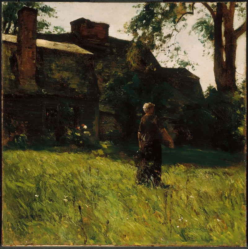 Gamla huset Fairbanks, Dedham, Massachusetts - Childe Hassam