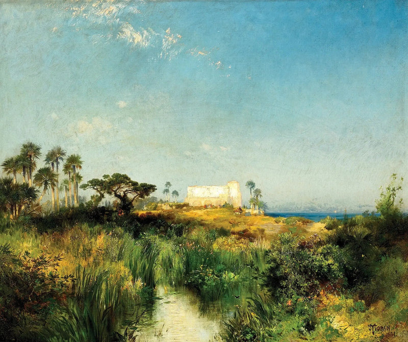 Gammal utkikstorn vid Saint-Augustin - Thomas Moran