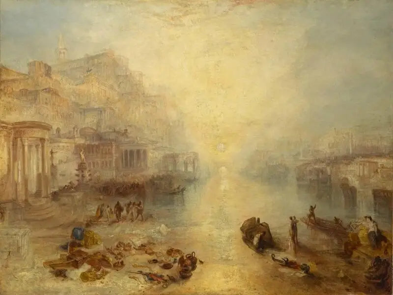 Forntida Italien - Ovid utesluten från Rom - J. M. W. Turner