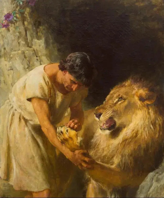 Androklés och lejonet - Briton Rivière