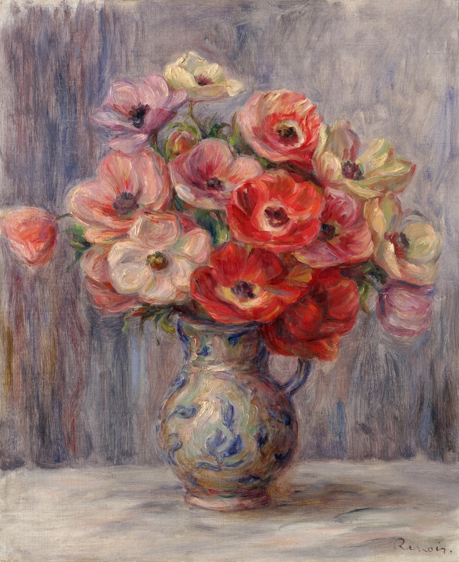 Anemoner - Pierre-Auguste Renoir
