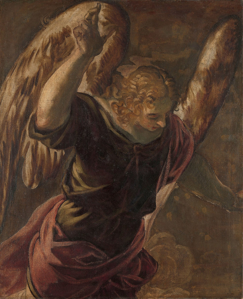 Ange av Bebådelsen - Jacopo Tintoretto