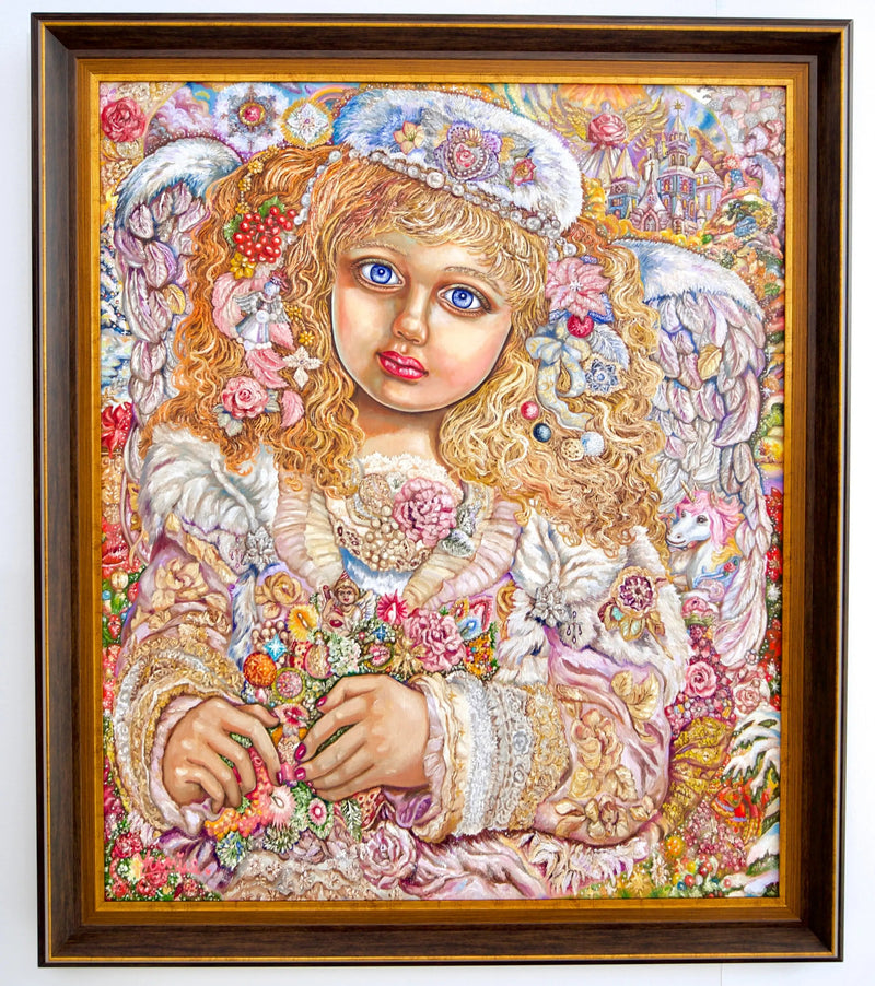Julens Ljusängel  | 60 x 75 cm