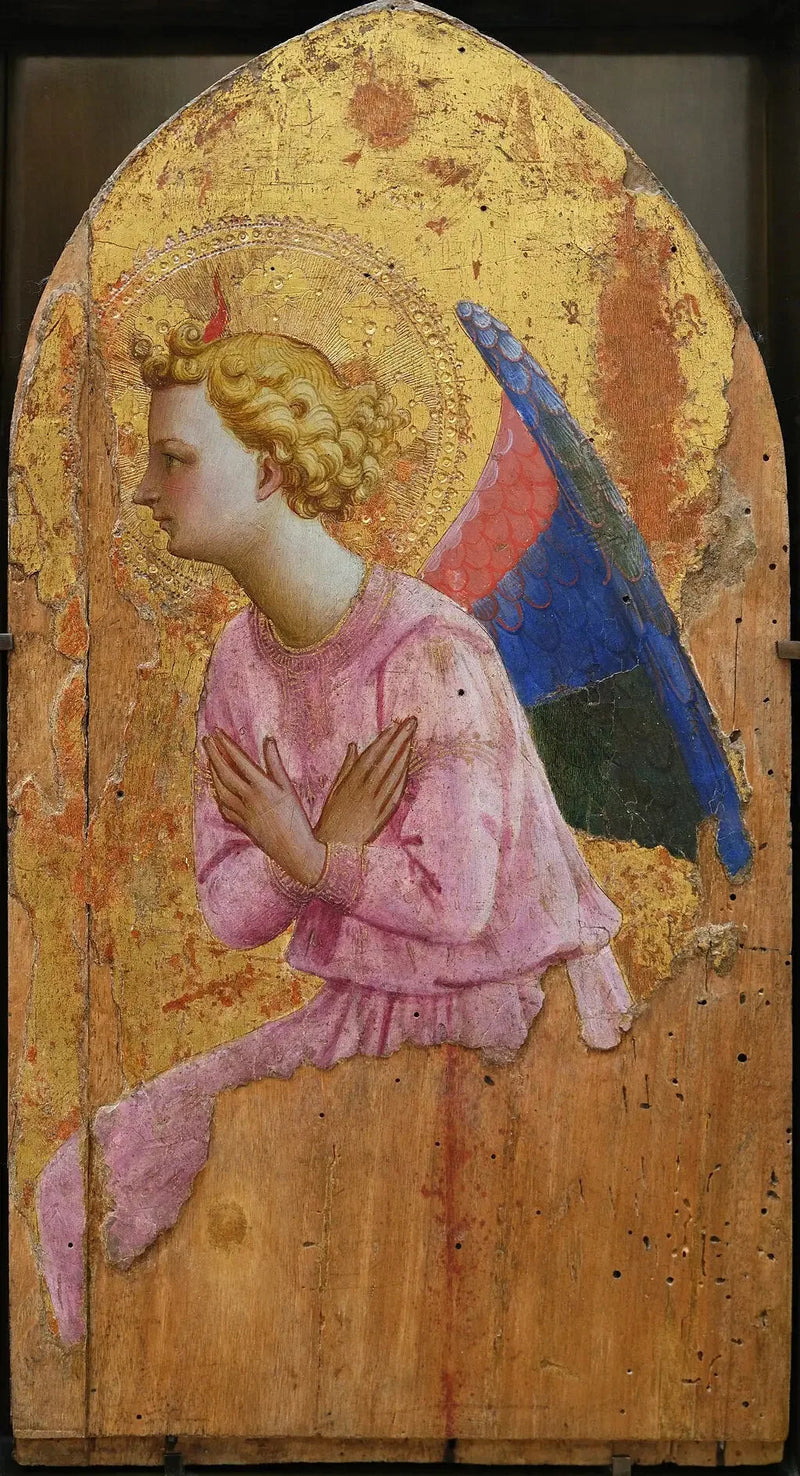 En tillbedjan, vänd mot vänster - Fra Angelico