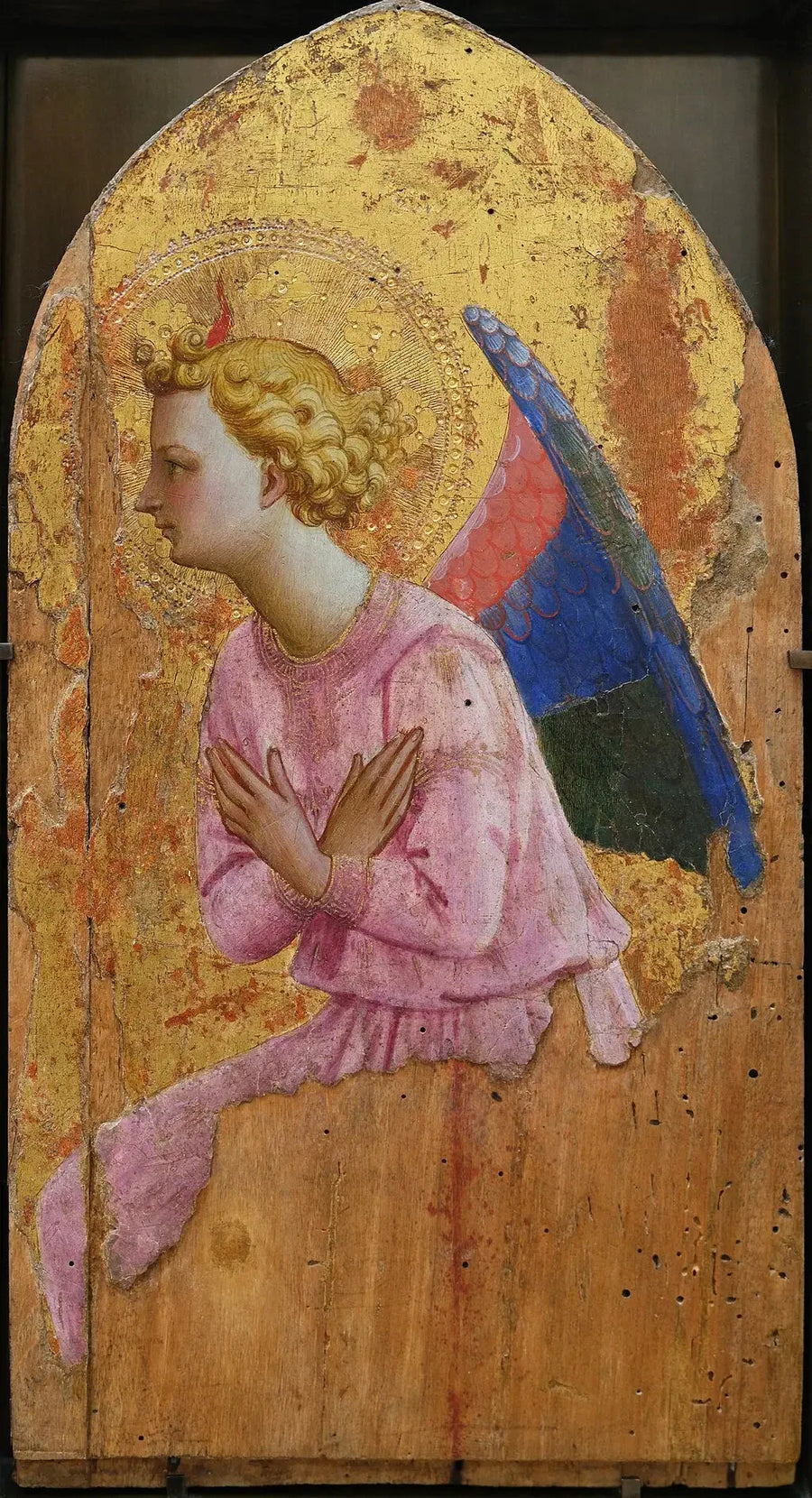 En tillbedjan, vänd mot vänster - Fra Angelico