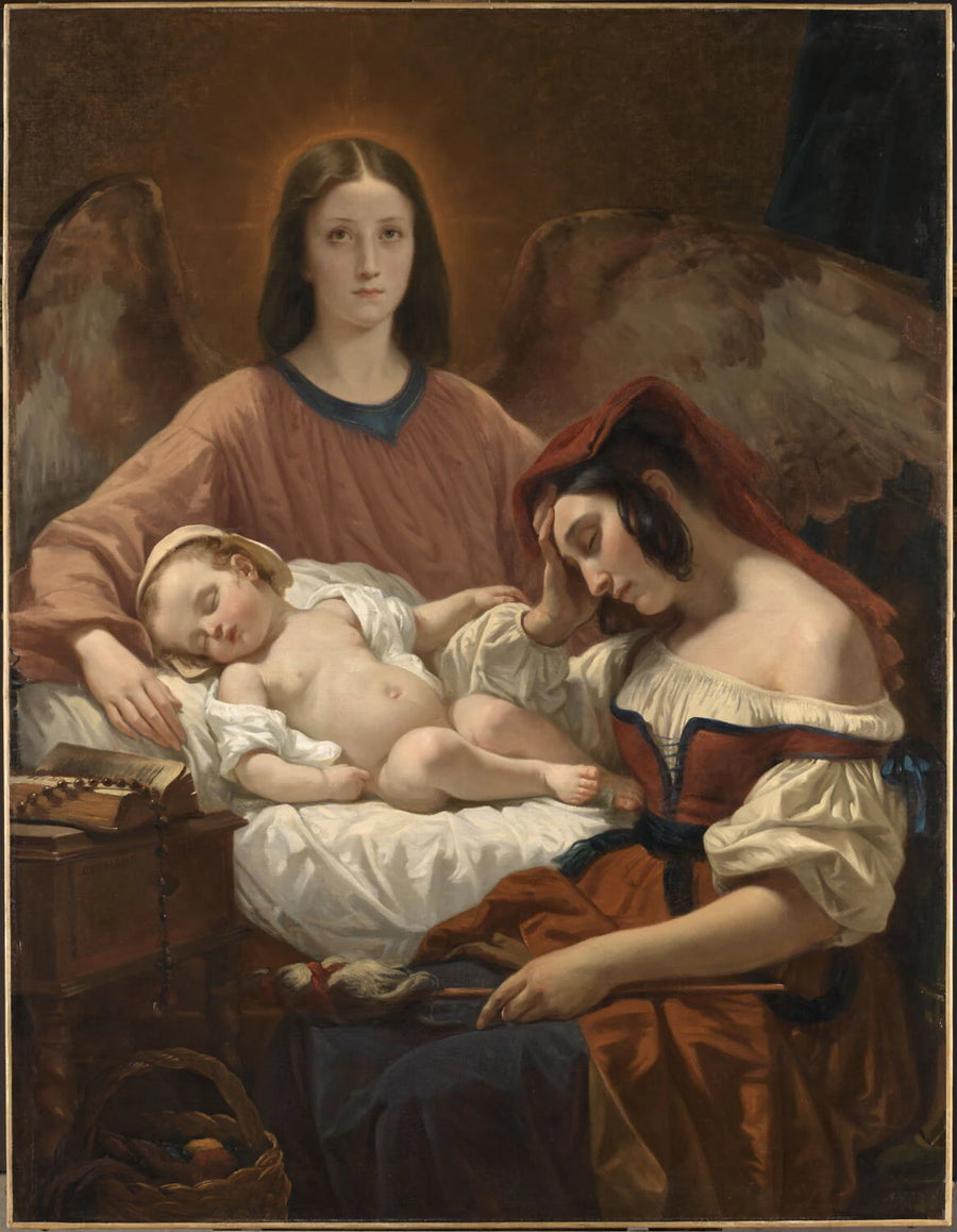 L'Ange gardien - Henri Decaisne